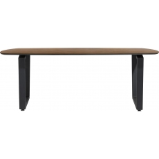 Livada 220 x 108cm Rounded Dining Table by Habufa
