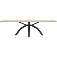 Livada 250 x 108cm Rounded Dining Table by Habufa Livada 250 x 108cm Rounded Dining Table by Habufa