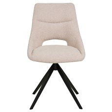 Barefoot Swivel Dining Chair (Cream) by Vida Living