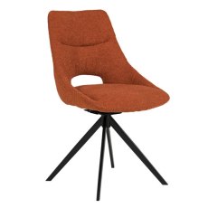 Barefoot Swivel Dining Chair (Rust) by Vida Living