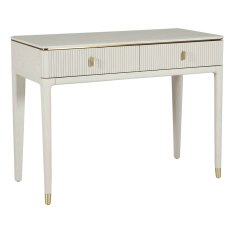 Leotta 2 Drawer Dressing Table (Stone) by Vida Living