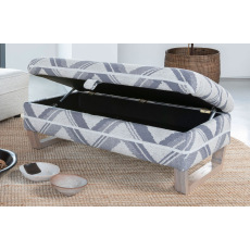 Paloma Legged Ottoman by Alstons