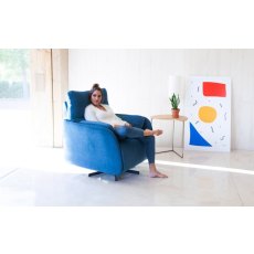 Adan K 90cm Swivel & Recliner Chair by Fama