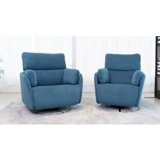 Adan K 90cm Swivel & Recliner Chair by Fama