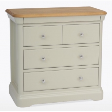 Cromby Chest of 4 Drawers (2+2) by TCH