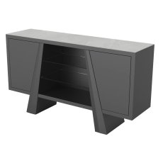 Dante Gloss Top Ceramic Grey Sideboard