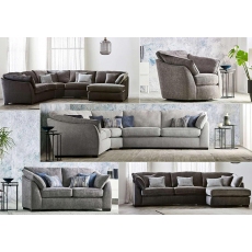 Hayley Medium Chaise Sofa (LHF) by Alpha Designs
