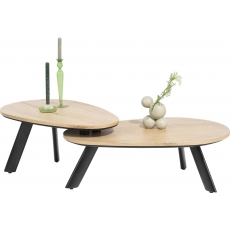 Homestead Set of 2 Coffee Tables by Habufa