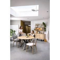 Home 140cm Round Dining Table by Habufa