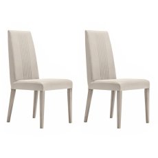 Pair of Claire Dining Chairs by ALF Italia