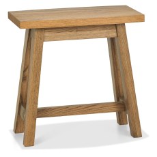 Regent Rustic Oak Side Table by Bentley Designs