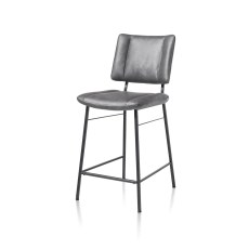 Tatum Bar Chair (Anthracite) by Habufa