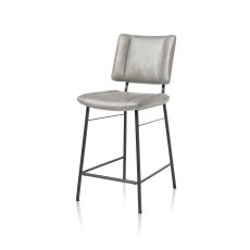 Tatum Bar Chair (Light Grey) by Habufa
