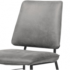 Pair of Fausto Dining Chairs (Grey) by Habufa
