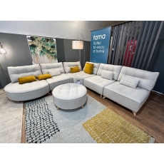Arianne Love 320 x 300cm Corner Group + Footstool Set by Fama (Showroom Clearance)