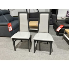 Set of 2 Glamour Dining Chairs (Showroom Clearance)