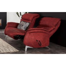 Swan 2 Seater Electric Cumuly Recliner Sofa (4748-80PR) by Himolla