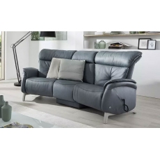 Swan Trapezoidal Electric Recliner Sofa (4748-69PR) by Himolla