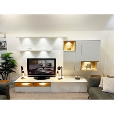 Andiamo Hanging Cabinet, Lowboard & 2 Wall Shelves Set by Venjakob (Showroom Clearance)