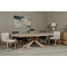 Falco Oval 190 x 105cm Dining Table by Vida Living