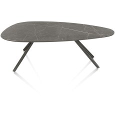 Minato 100 x 60cm Coffee Table (Onyx Finish) by Habufa