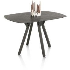 Minato 150 x 105cm Oval Bar Table (Onyx Finish) by Habufa