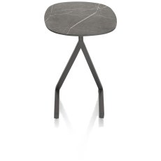 Minato 45 x 30cm Laptop / Sofa Table (Onyx Finish) by Habufa