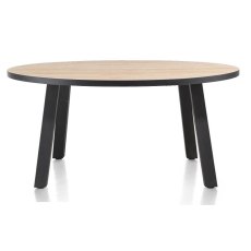 Avalox 130 x 110cm Fixed Rounded Dining Table by Habufa Avalox 130 x 110cm Fixed Rounded Dining Table by Habufa