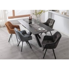 Mila Dining Chair (Stone Blue)