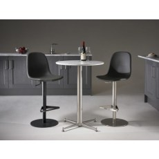 Cortina 60 x 60cm Round Bar Table by HND