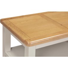 Queensbury Painted Coffee Table with Shelf