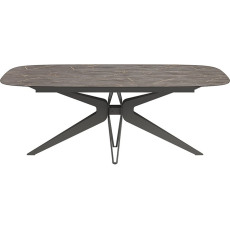 Hexagon 200 x 120cm Fixed Dining Table by Status of Italy