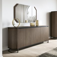 Hexagon Mirror by Status of Italy