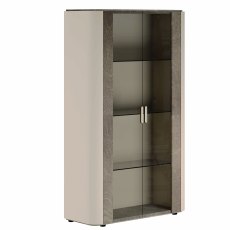 Hebe 2 Door Display Cabinet by ALF Italia