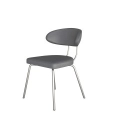 Margot Dining Chair by HND (Grey Faux Leather)