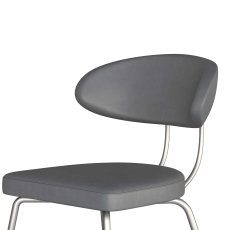 Margot Dining Chair by HND (Grey Faux Leather)