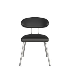 Margot Dining Chair by HND (Black Faux Leather)
