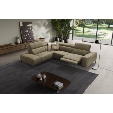 Tuniz 235 x 308cm Corner Terminal (with 1 Electric Recliner) by Marinelli Home