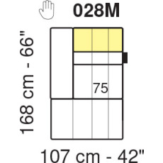 Tuniz LHF Chaise Longue Maxi Big 1 Arm Module by Marinelli Home