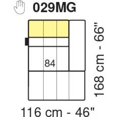 Tuniz RHF Chaise Longue Maxi Big 1 Arm Module by Marinelli Home