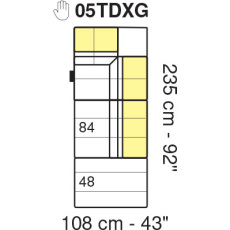Tuniz RHF 108 x 235cm Terminal Module by Marinelli Home