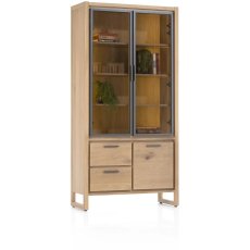 Nystead 100cm Glass Cabinet by Habufa
