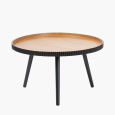 Hammond Black & Wood Coffee Table
