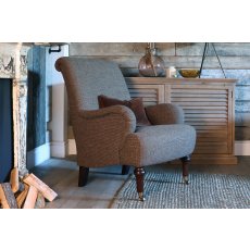 Kenmure Chair by Tetrad Harris Tweed