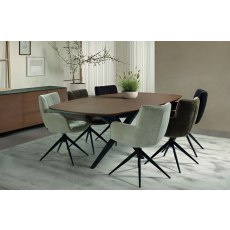Wellington 190 x 102cm Dining Table (Danish Oval Version) by MaxFurn
