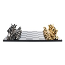 Chessboard Saray (Black/gold) by Richmond Interiors