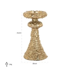 July Gold Candle Holder Small by Richmond Interiors