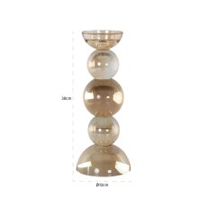 Candle holder Emie small (Brown)