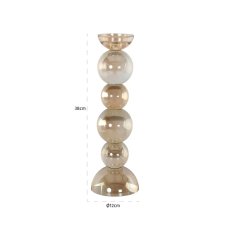 Candle holder Emie big (Brown)