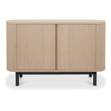 Luma Scandi Oak & Peppercorn Narrow Sideboard